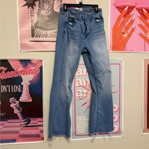 Chic Light Blue Flare Women's Jeans